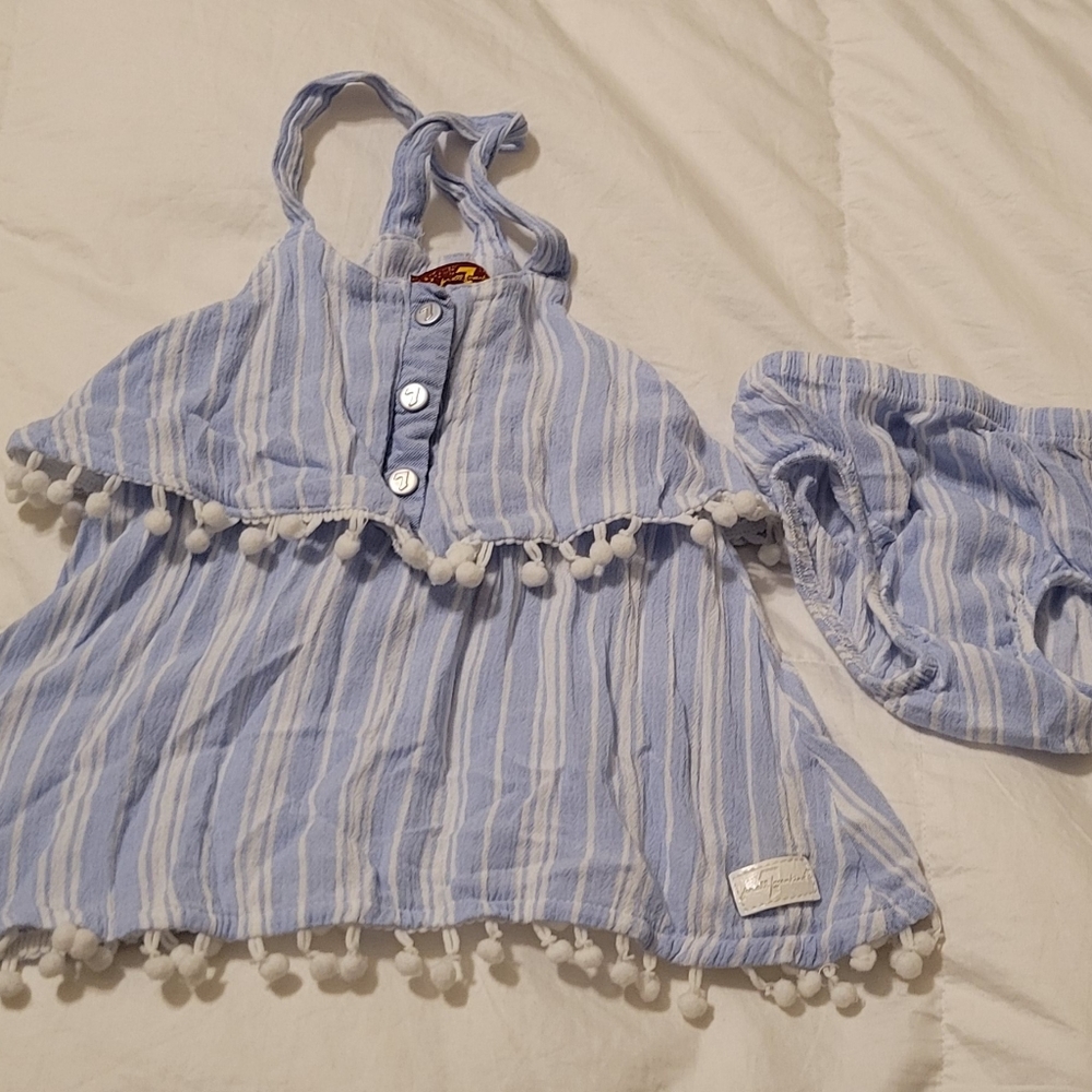7 for all mankind, baby girl outfit